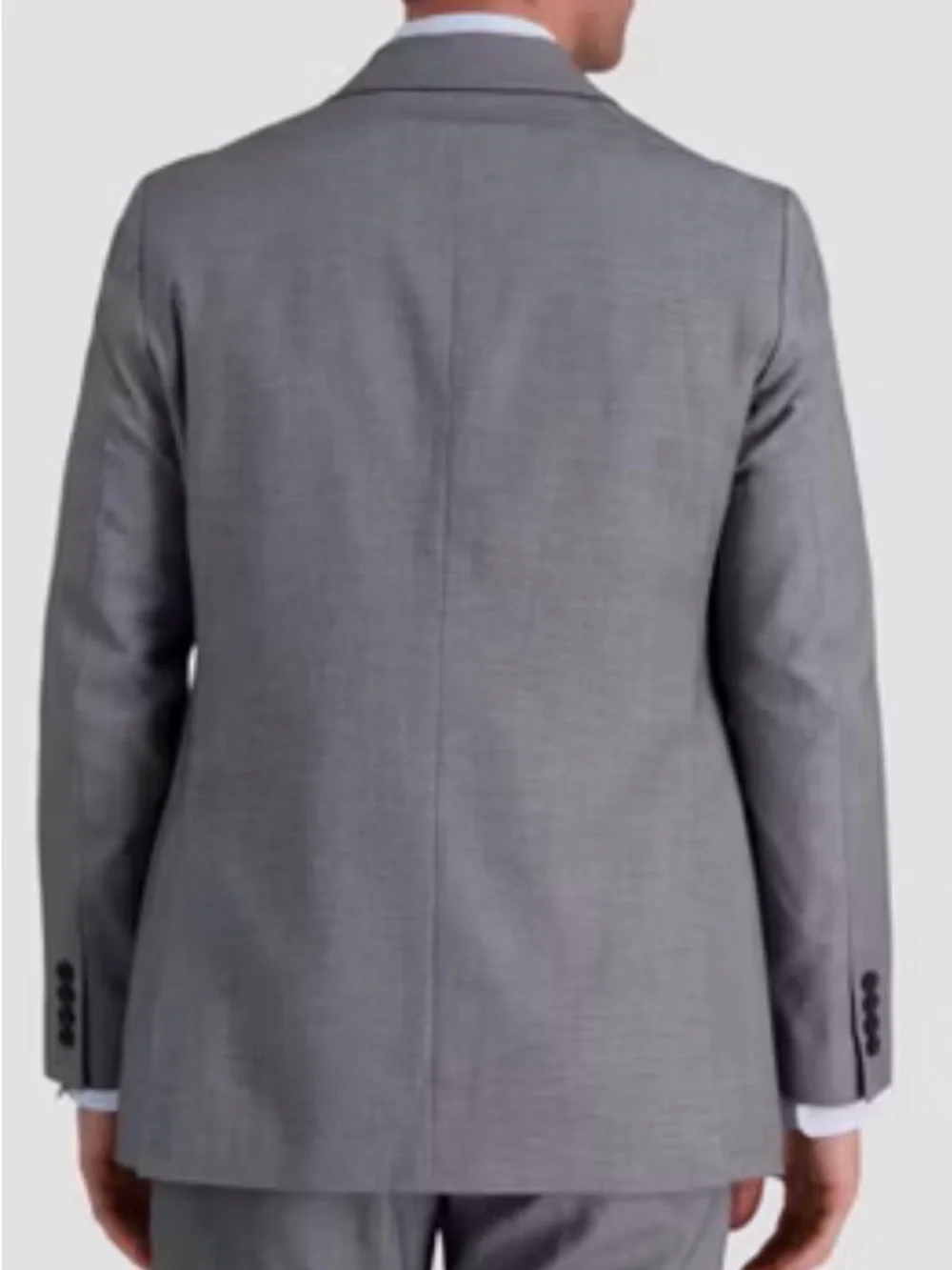 NWT Haggar H26 Men's Tailored Fit Stretch Suit Jacket - Gray 36